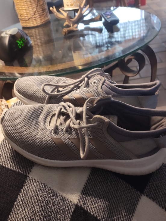 adidas Shoes - adidas Women's Light Gray Mesh Athletic Sneakers